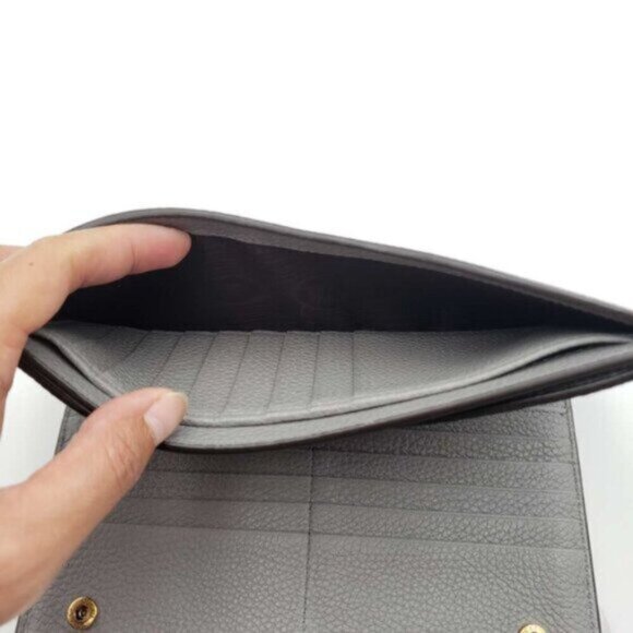 GUCCI Pink&Grey W/P Leather Clutch, Organizer Wallet 160-082625 - Picture 13 of 14